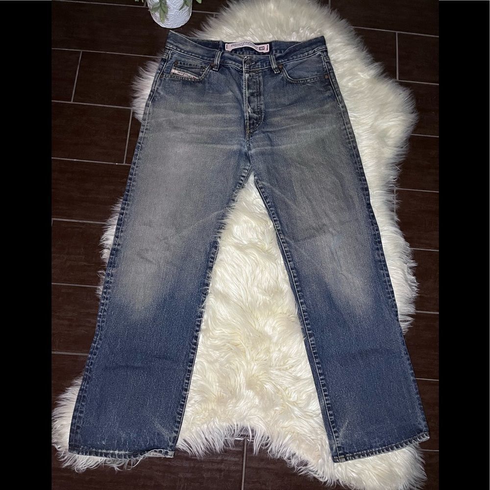 Diesel Industry vintage button fly relaxed denim jeans sz 33
